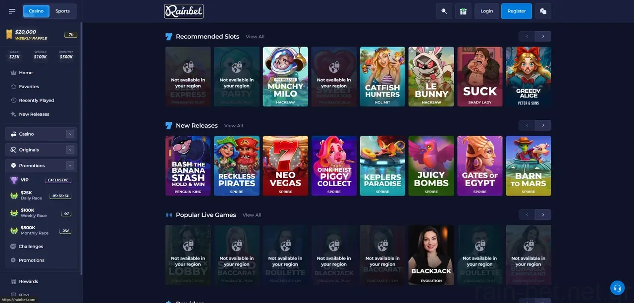 Rainbet Casino Casino